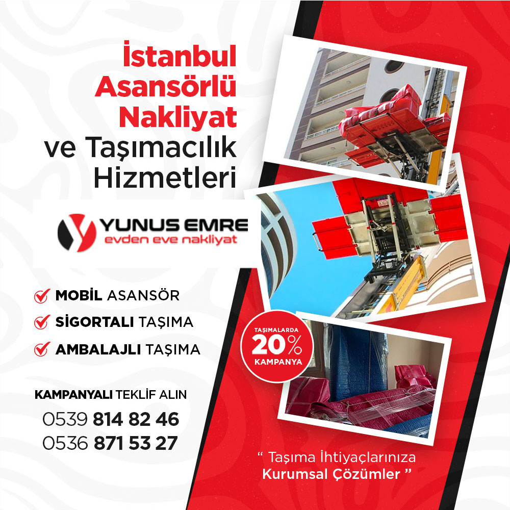 İstanbul Evden Eve Nakliyat - Yunus Emre Nakliyat