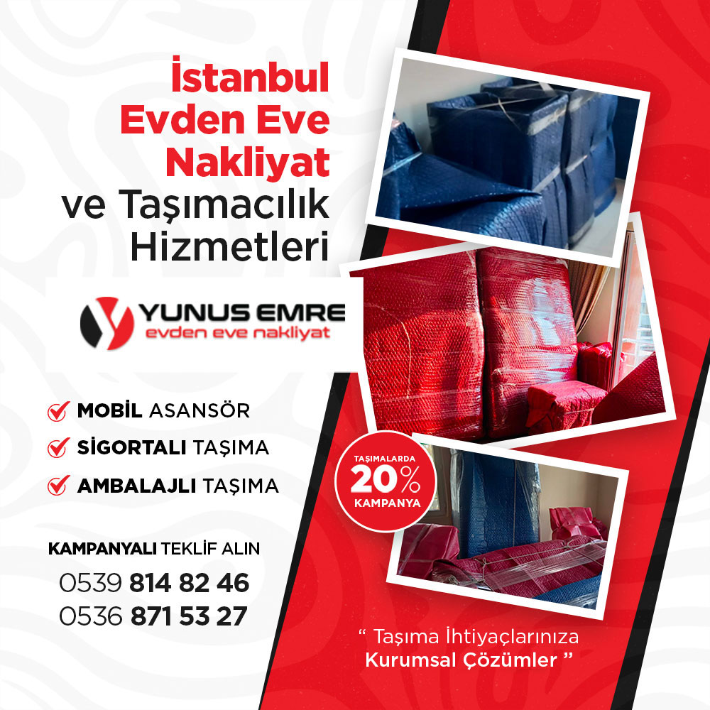 İstanbul Evden Eve Nakliyat - Yunus Emre Nakliyat